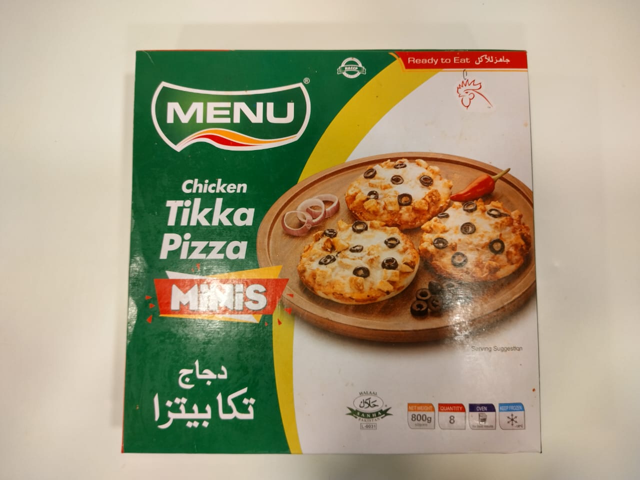 Menu Pizza Minis