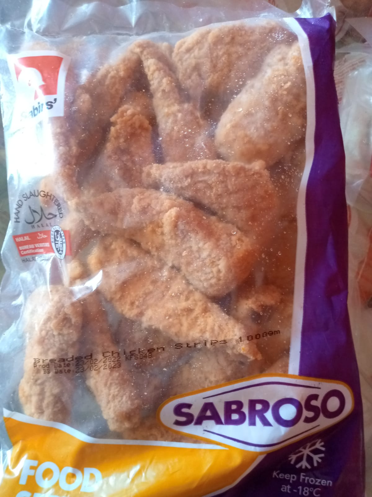 Sabroso Chicken Breaded Strips
