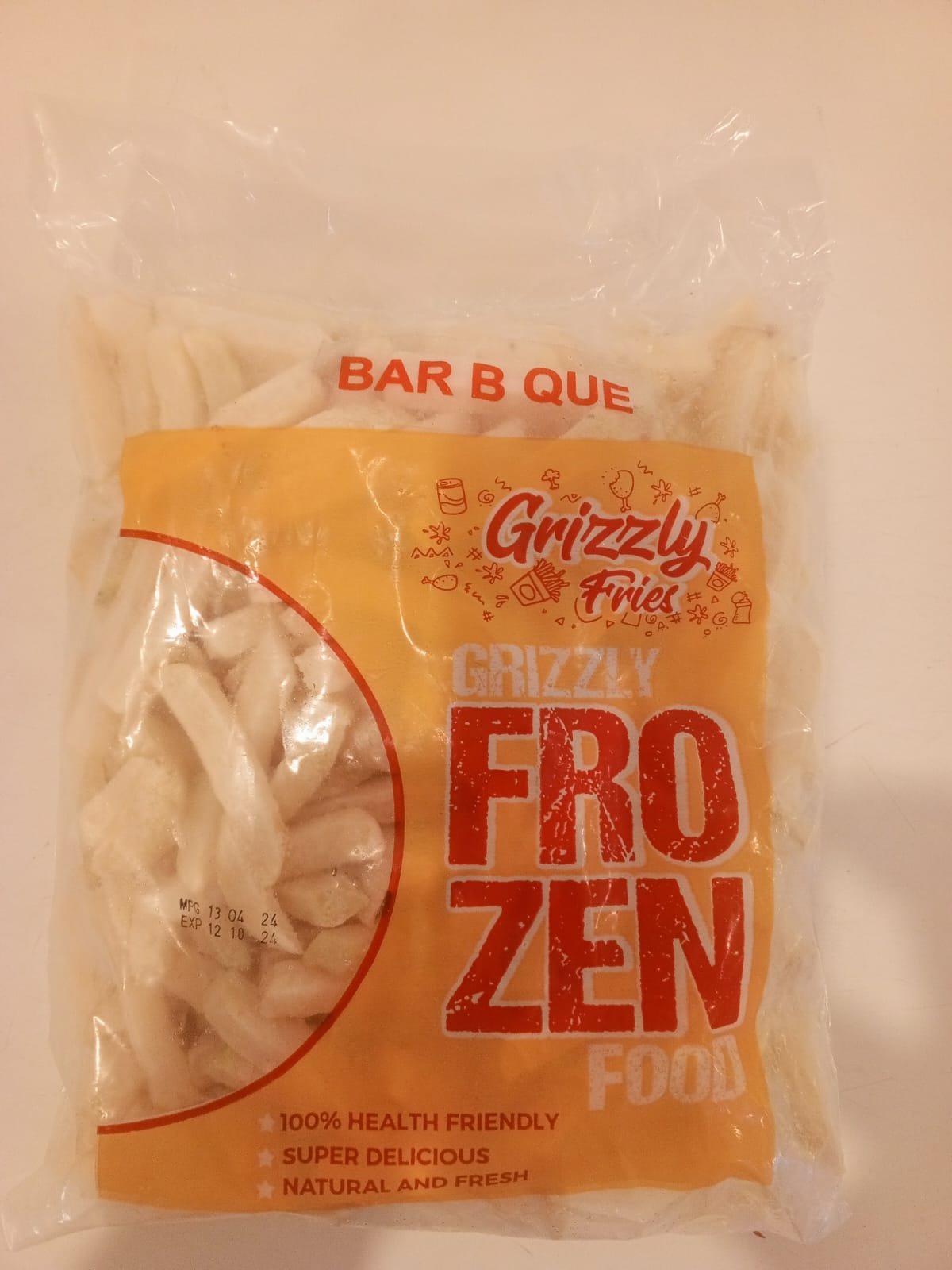 Grizzly Bar B Q Flavoured Fries