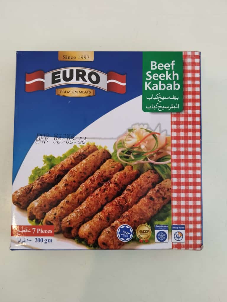 Euro Beef Seekh Kabab